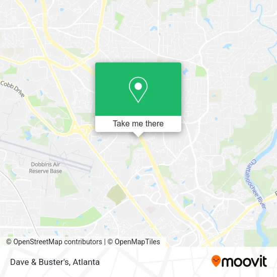 Dave & Buster's map