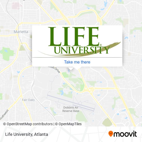 Mapa de Life University