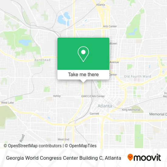 Georgia World Congress Center Building C map