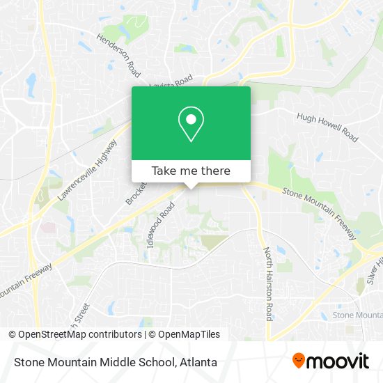 Mapa de Stone Mountain Middle School