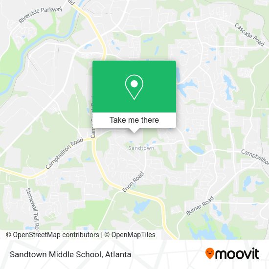 Mapa de Sandtown Middle School