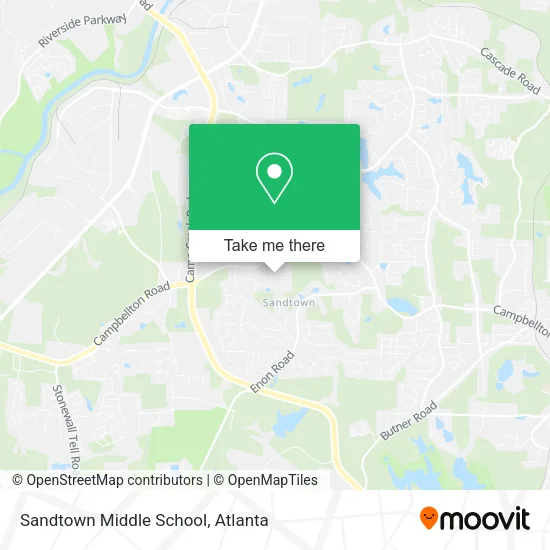 Sandtown Middle School map
