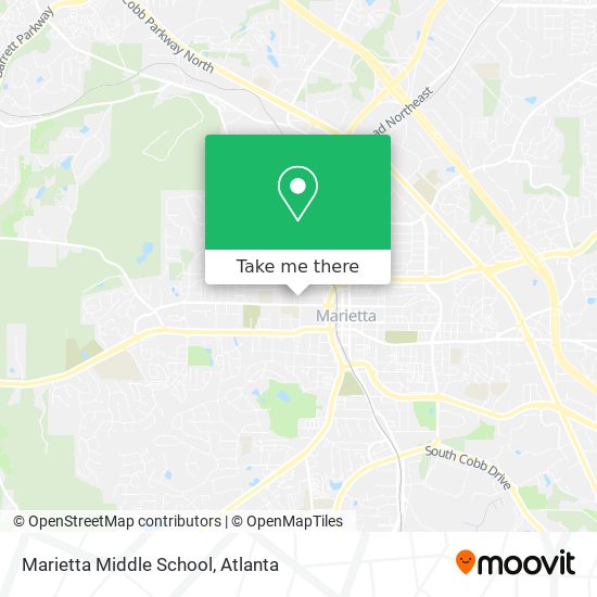 Marietta Middle School map
