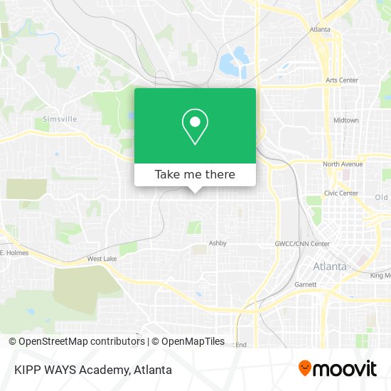 KIPP WAYS Academy map