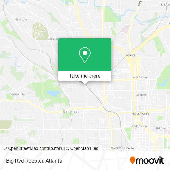 Big Red Rooster map