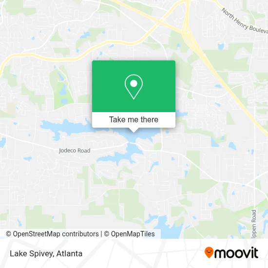 Lake Spivey map