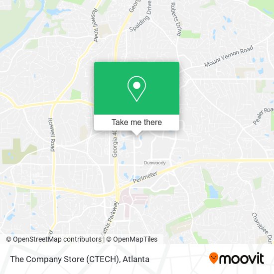 The Company Store (CTECH) map