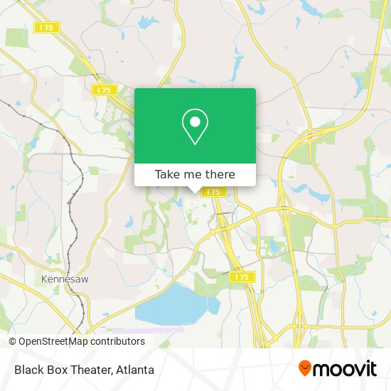 Mapa de Black Box Theater