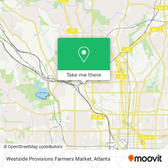 Mapa de Westside Provisions Farmers Market