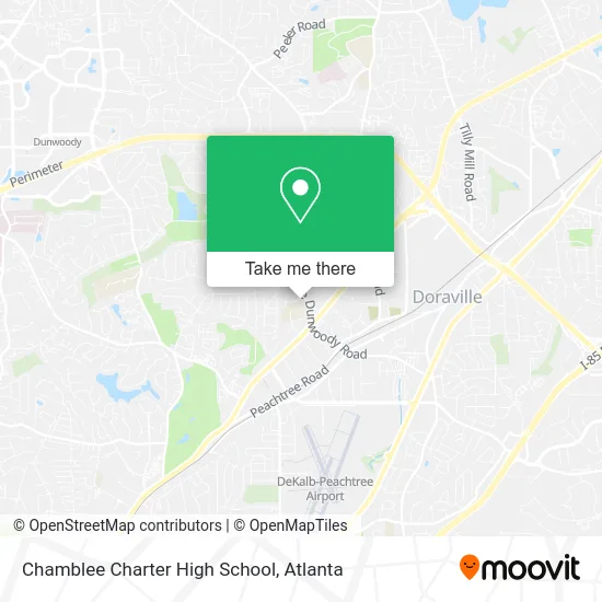 Chamblee Charter High School map