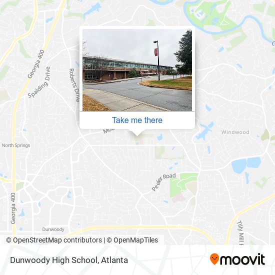 Dunwoody High School map