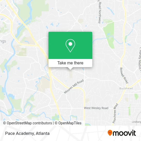 Pace Academy map