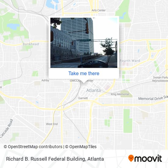 Richard B. Russell Federal Building map