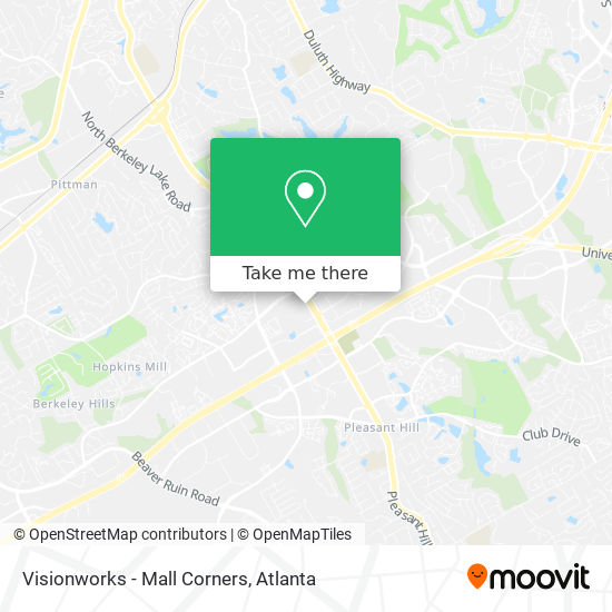 Mapa de Visionworks - Mall Corners