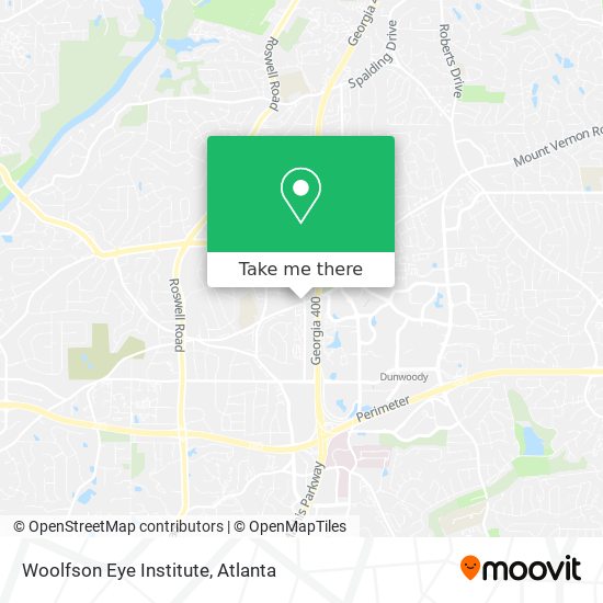 Woolfson Eye Institute map