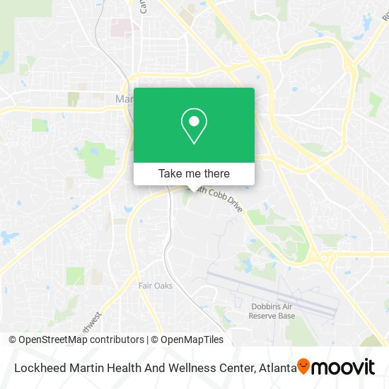 Mapa de Lockheed Martin Health And Wellness Center