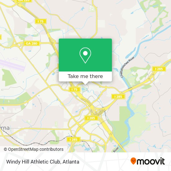 Mapa de Windy Hill Athletic Club