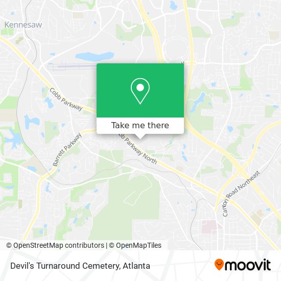 Mapa de Devil's Turnaround Cemetery