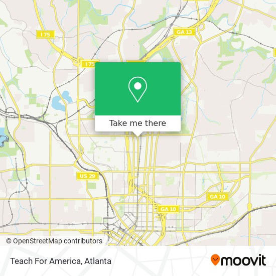 Teach For America map