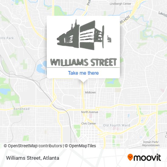 Williams Street map