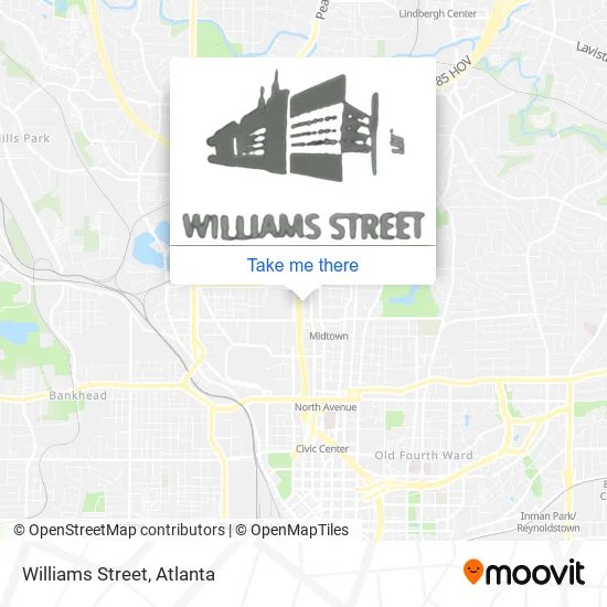Williams Street map