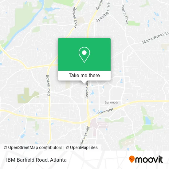 Mapa de IBM Barfield Road