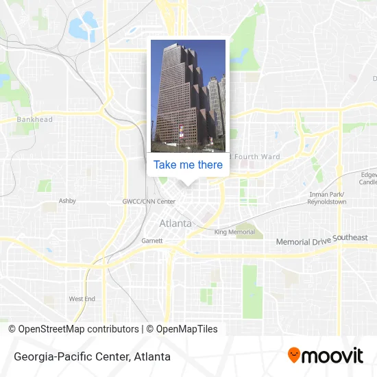 Georgia-Pacific Center map