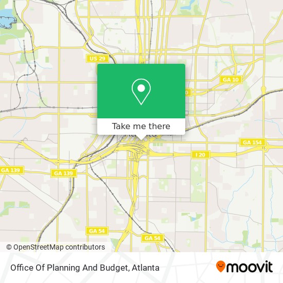 Mapa de Office Of Planning And Budget