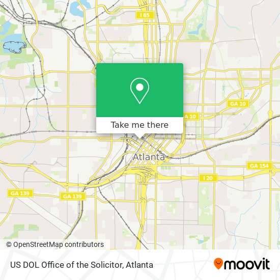 US DOL Office of the Solicitor map