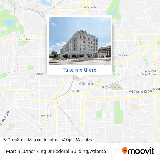 Mapa de Martin Luther King Jr Federal Building