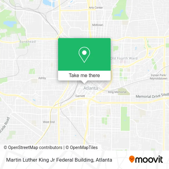 Mapa de Martin Luther King Jr Federal Building
