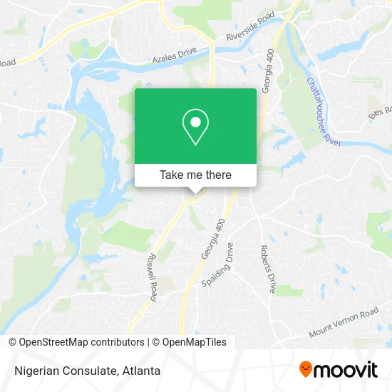 Mapa de Nigerian Consulate