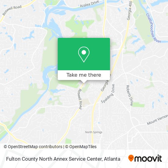 Mapa de Fulton County North Annex Service Center