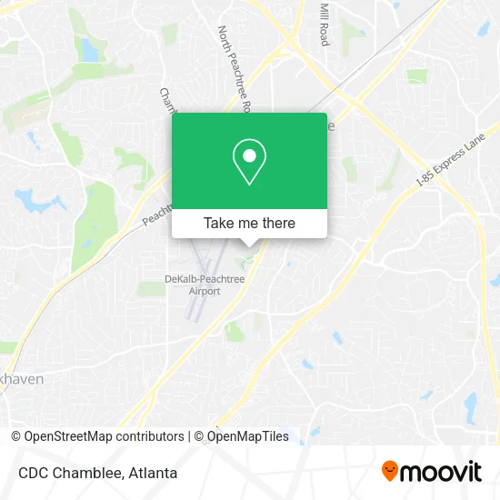 CDC Chamblee map