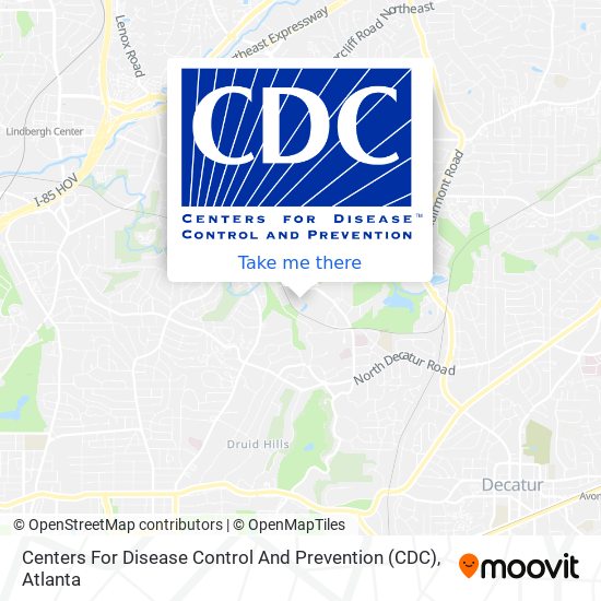 Centers For Disease Control And Prevention (CDC) map