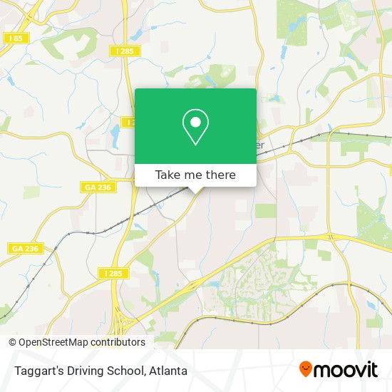Taggart's Driving School map