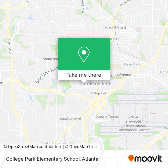 Mapa de College Park Elementary School