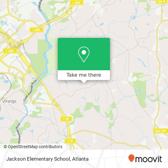 Jackson Elementary School map