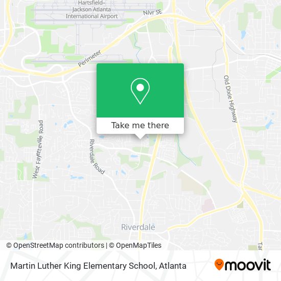 Mapa de Martin Luther King Elementary School