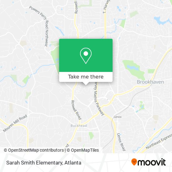 Mapa de Sarah Smith Elementary