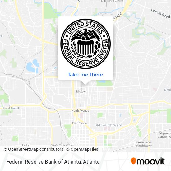 Mapa de Federal Reserve Bank of Atlanta