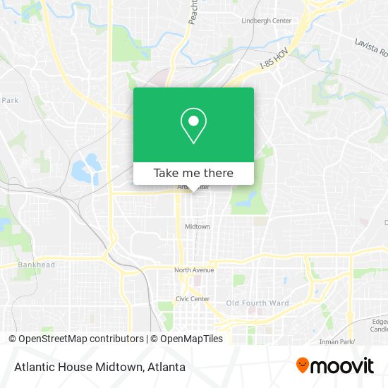 Mapa de Atlantic House Midtown