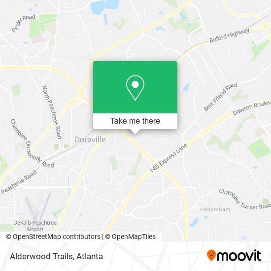 Mapa de Alderwood Trails