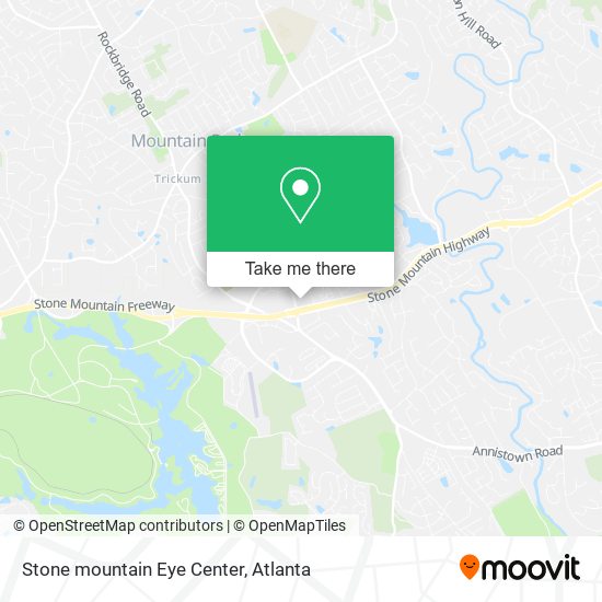 Mapa de Stone mountain Eye Center