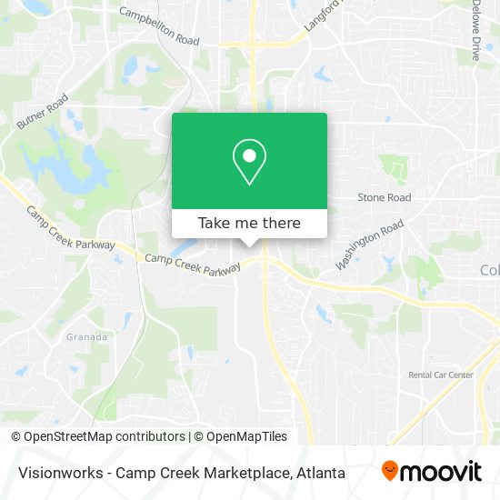 Visionworks - Camp Creek Marketplace map