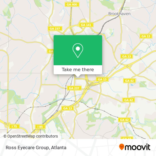 Ross Eyecare Group map