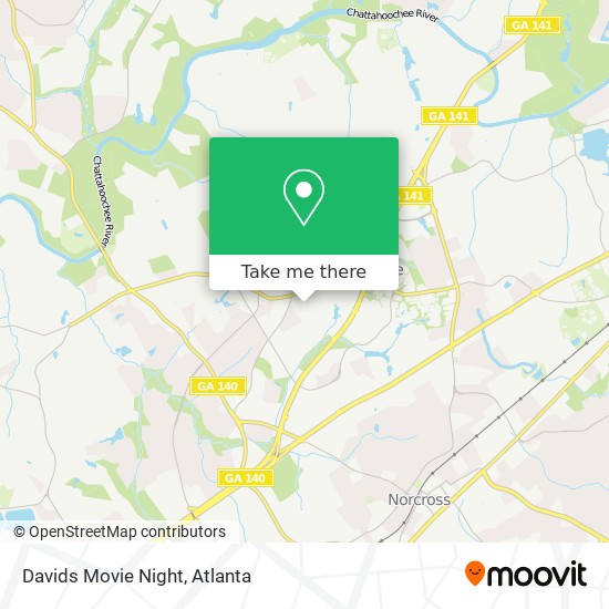 Davids Movie Night map