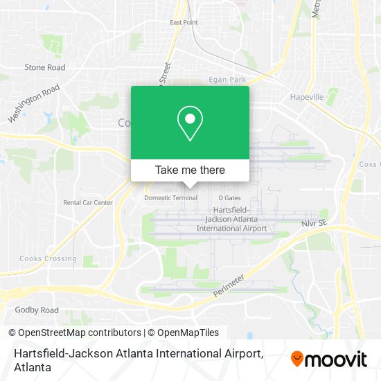 Mapa del aeropuerto de Atlanta  Atlanta airport, Hartsfield–jackson atlanta  international airport, Airport map