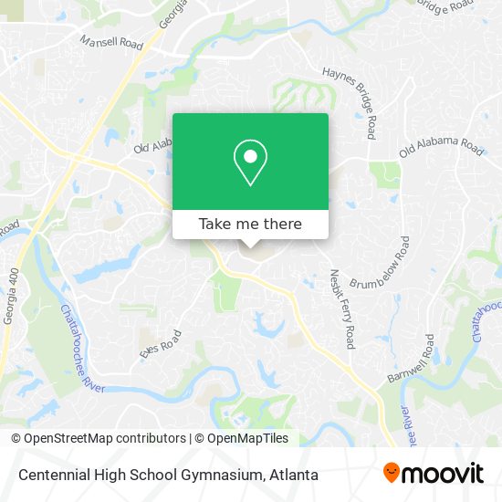 Centennial High School Gymnasium map
