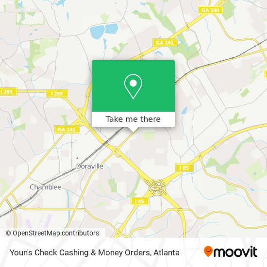 Youn's Check Cashing & Money Orders map